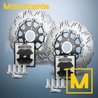 11.5 HARLEY FRONT ROTOR FLOATING SS W/ BRAKE PADS&BOLTS FOR TOURING BAGGER SET