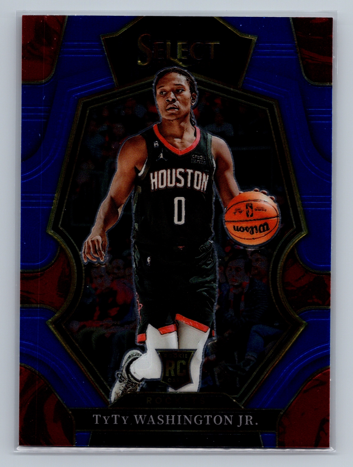 2022-23 Panini Select #168 TyTy Washington Jr. Blue (Retail Base)