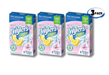 Wyler's Light Singles-To-Go Sugar Free Drink Mix Pink Lemonade 3 packs