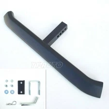 2" Receiver Truck Heavy Duty Steel Tow Hitch Step Bar Guard Black 36x2" Slant
