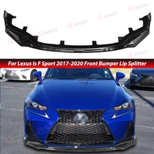 Gloss Black For Lexus Is F Sport 2017 2018 2019 2020 Front Bumper Lip Splitter