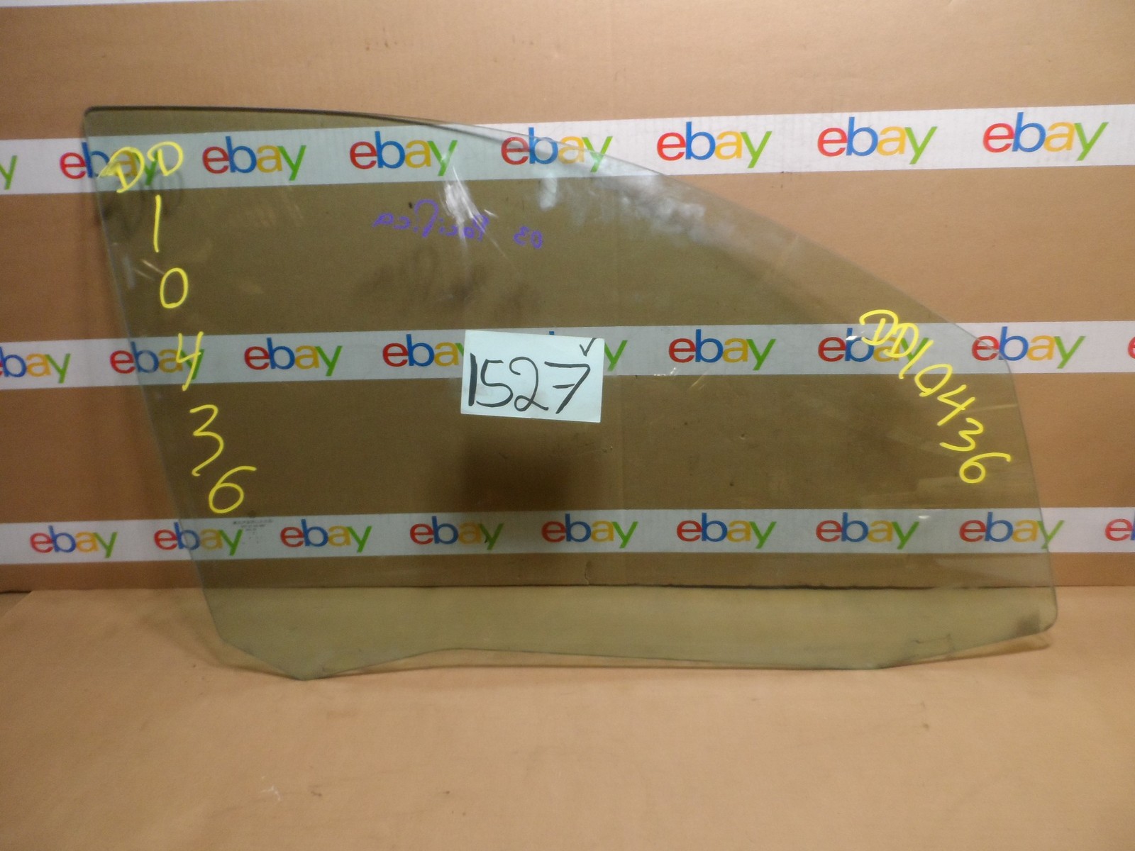 04 05 06 07 08 Chrysler Pacifica FRONT PASSENGER Used Door Glass #1527-V