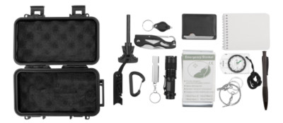 PERFORM TOOL W9404 12-In-1 Outdoor Survival Kit