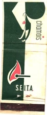 S.E.I.T.A Chamois Vintage Matchbook Cover