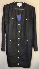 Pomander Place Tuckernuck Tweed Keira Dress In Black - Size XXL