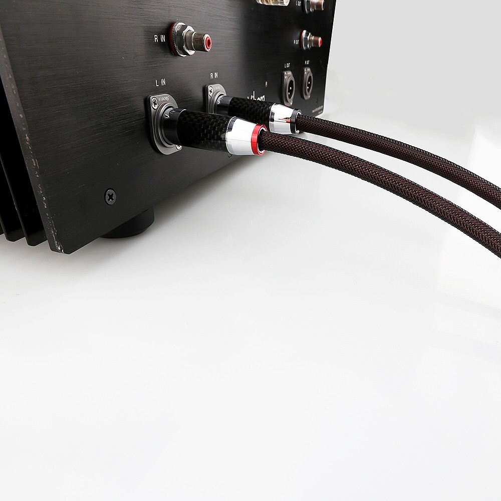 Pair Hi-end Solid Pure Silver RCA to XLR Male Female Audio Interconnect Wire