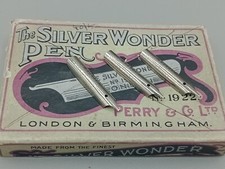 SOLD IN MULTIPLES X 3 - Vintage Dip Pen Nibs Apothecary -Perry, Zebra G, Hunt, .
