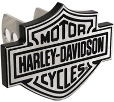Harley Davidson Bar Shield Brushed Hitch Plug 2 1.25 Receiver Plug Harley Davidson Bar Shield Brushed Hitch Plug 2 1.25 Receiver Plug
