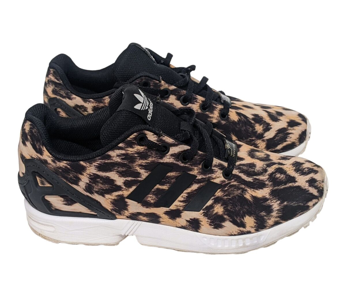 Adidas Torsion ZX Flux Cheetah Leopard Print Sneakers Shoes Adidas Torsion ZX Flux Cheetah Leopard Print Sneakers Shoes