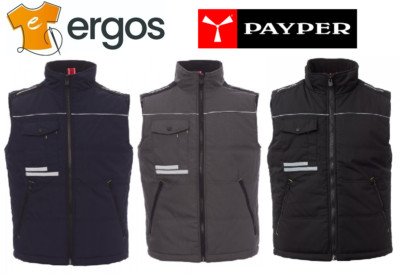 Payper AZUA Work Vest Multi Pocket Padded Winter Men Sleeveless Jacket