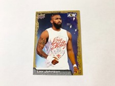 Lee Johnson Gold 2022 Upper Deck AEW Card # 75