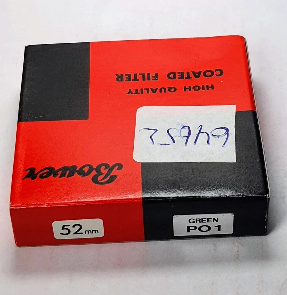 52mm Green P01 #P01 P0-1 P1 Glass Lens Filter Made in Japan 52 mm Bower PO1 - Image 3 of 4