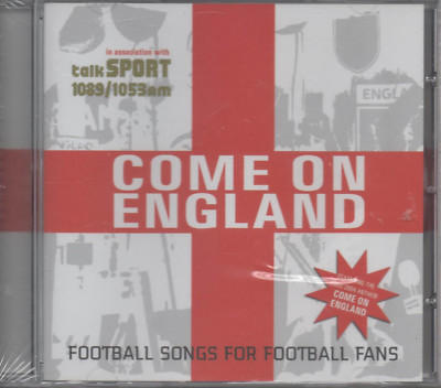 Come On England Football Songs For Fans CD NEU Pigbag Oasis Fatboy Slim Sham 69