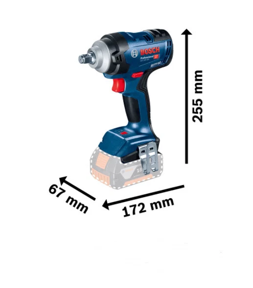 Bosch GDS 18V 400 Cordless Impact Wrench Machine 400Nm Electric Wrench 18V