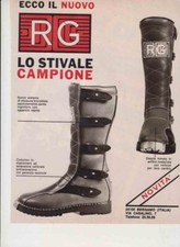advertising Pubblicità -STIVALI MOTO RG '76-REGOLARITA ENDURO MOTOCROSS EPOCA