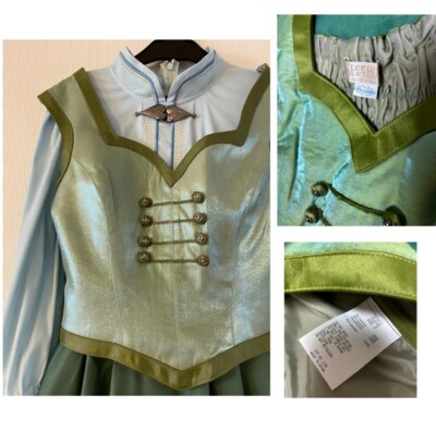 secret honey Disney Frozen Anna Cosplay Ending Skate dress Woman