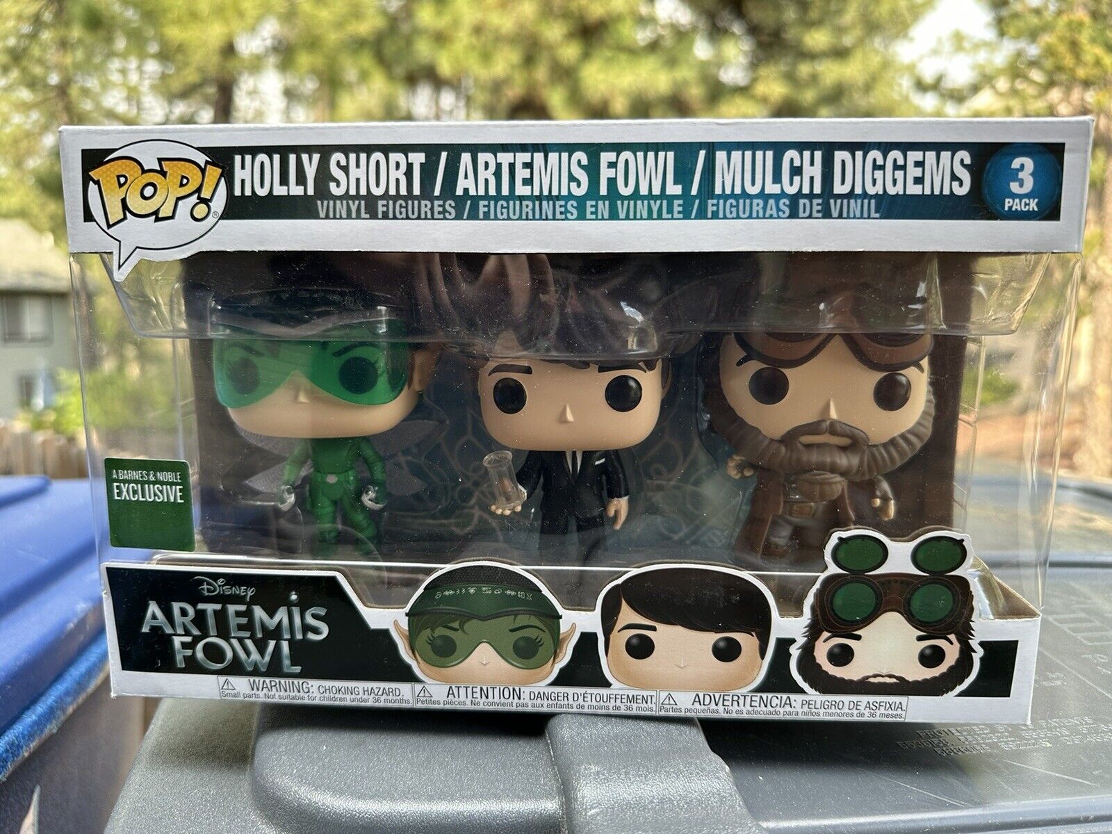 Funko Pop! Artemis Fowl - Artemis, Mulch and Holly - 3-Pack