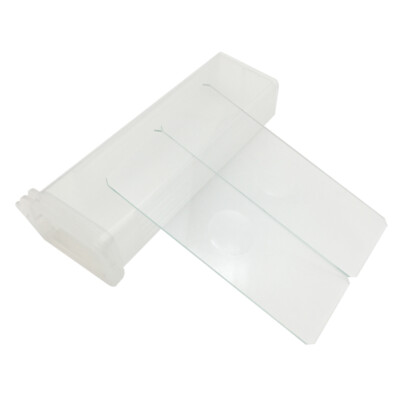 5 Pieces Reusable Concave Blank Glass Microscope Slides Glass f/ Liquid Specimen