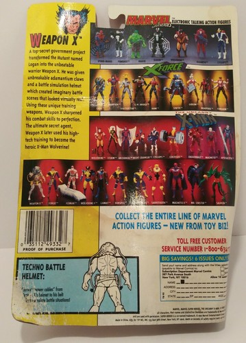 ToyBiz The Uncanny X-MEN: Wolverine Apocolypse Arcangel Gambit (scatole danneggiate) - Foto 4 di 11