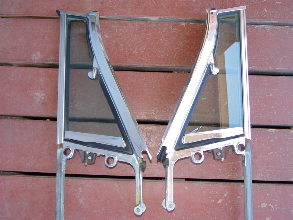 Chrysler 300 1963 1964 4P cuatro puertas ventanas ala OEM par vagón Newport  Foto 2 de 4