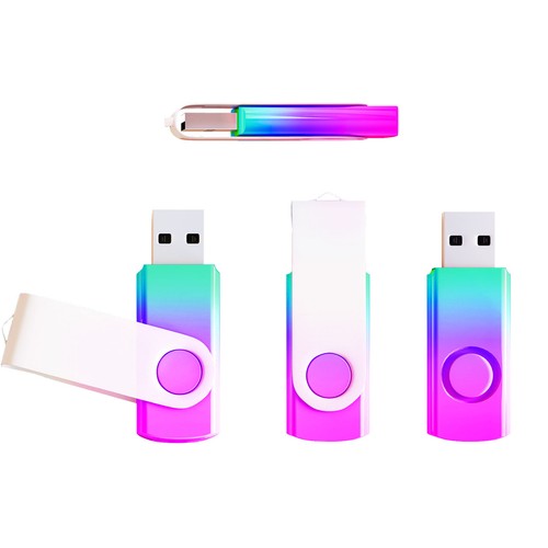 gradient colorful 10 pack usb flash drive memory stick pendrive jump thumb - Zdjęcie 9 z 9
