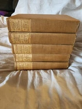 Plutarch's Lives Dryden's, A. H. Clough 5 Vol Set Little, Brown & Company 1911