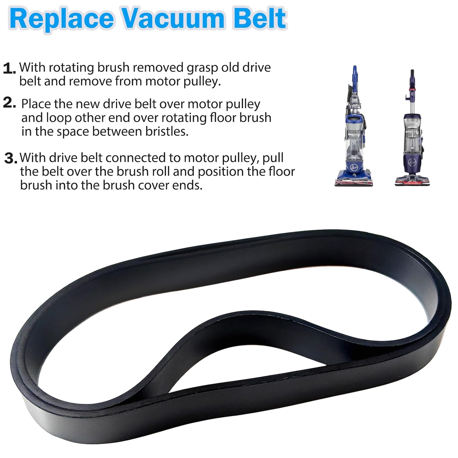 Vacuum Belt Replacement for Hoover Total Home Pet Upright Vacuum