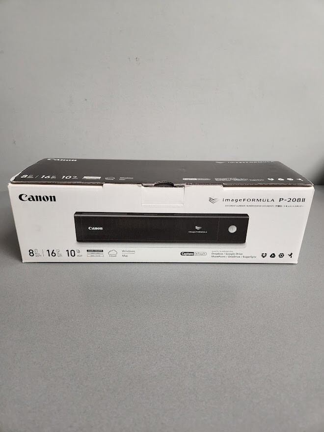 Canon P-208II ImageFORMULA Personal Document Scanner | eBay