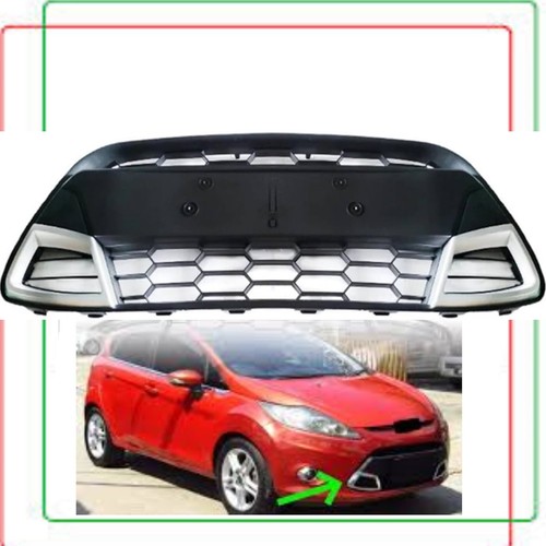 Ford Fiesta VI Sport DAL 2008 Griglia Radiatore Mascherina Paraurti Nido D'Api - Imagen 2 de 2