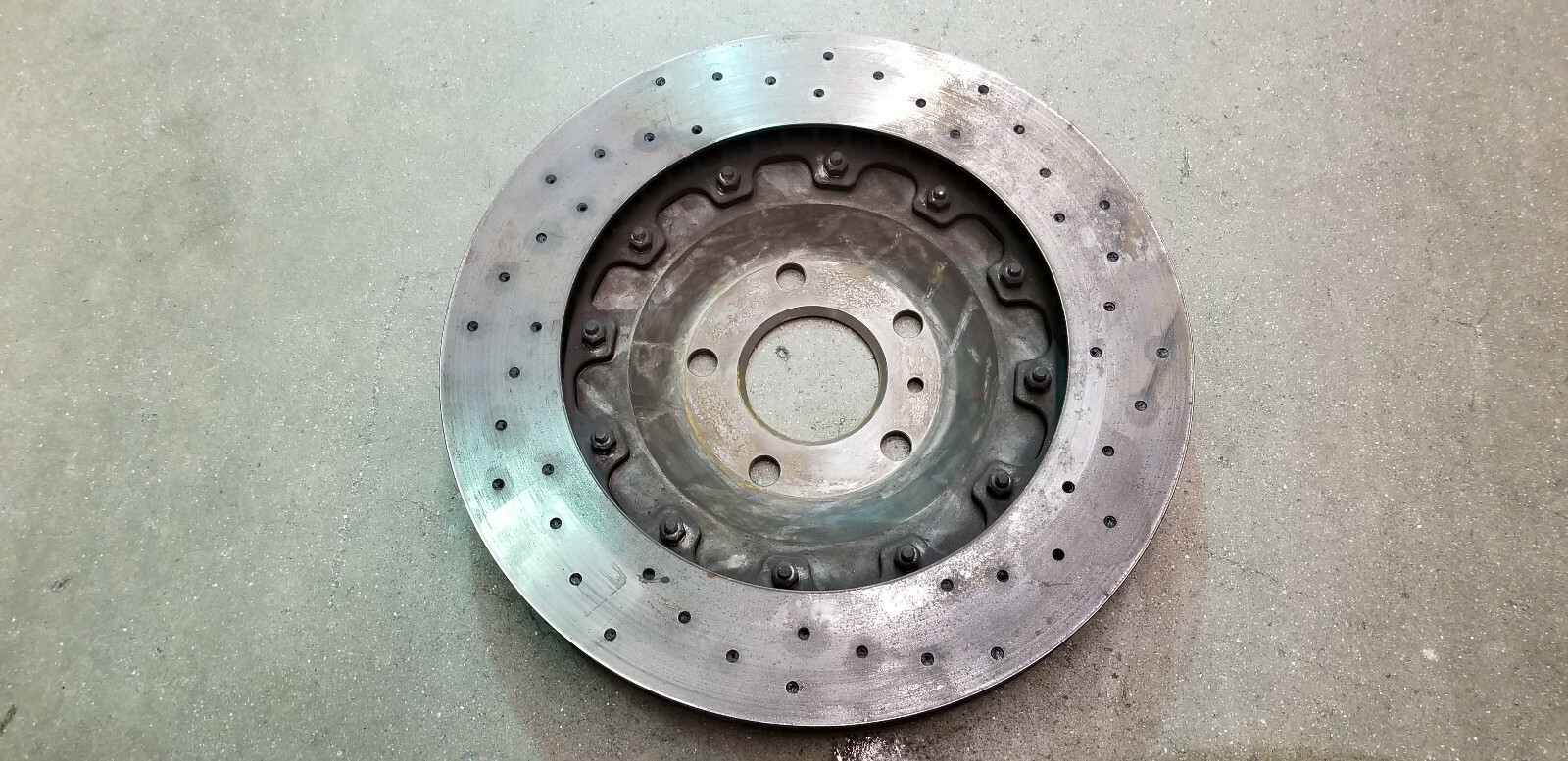 MCLAREN MP4-12C REAR BRAKE DISC ROTOR OEM PA2494-2429