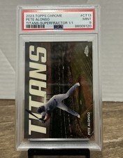 Marketplace image: 2023 Topps Chrome Pete Alonso Titans SuperFractor  1/1