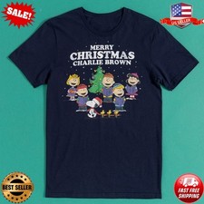 RARE Merry Christmas Charlie Brown 60th Anniversary T-Shirt All Sizes S-5XL