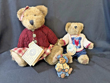 Boyds Bears Plush Lot w/ Tags  Resin Figurine Vintage Style Collectible Set NOS