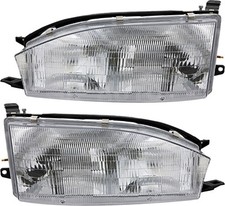 For 1992-1994 Toyota Camry Headlight Halogen Set Driver And Passenger Side