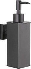 BGL Black Soap Dispenser, Wall Mounted Hand Wash Dispenser,304 Stainless Steel 
