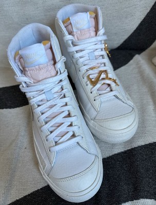 Nike Blazer Mid '77 White Metallic Gold - fast wie neu!