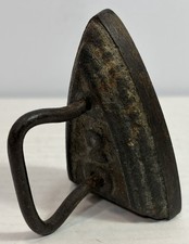 Antique Cast Iron Child Toy Sad Iron Size 2 Miniature Salesman Sample 1890s