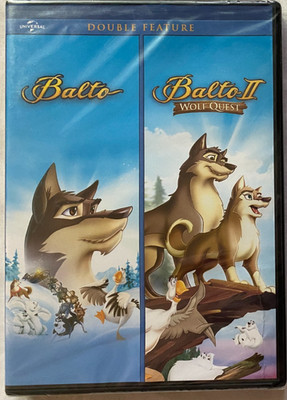 Balto / Balto II: Wolf Quest (Double Feature) DVD BRAND NEW SEALED Animation