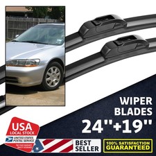 All Season Wiper Blades Size 24 19 Windshield Front Right Left - Set Of 2