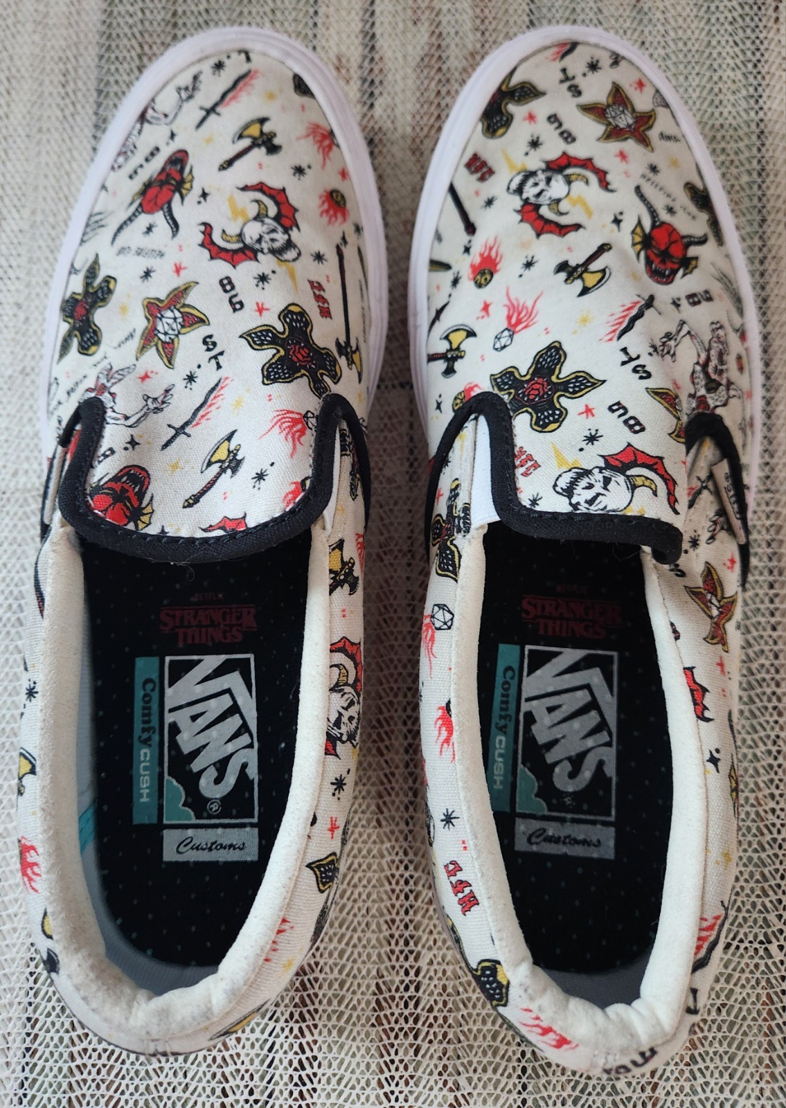 Vans x Stranger Things Customs Hellfire Club Slip… - image 5