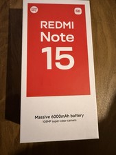 Xiaomi Redmi Note 15 4G Smartphone 8+256GB 6,77" AMOLED Handy 108MP NFC Dual SIM