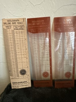 Vintage Geolograph Drilling Rate Scale-6  Oilfield Petroleum Well Logging Tools