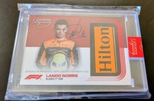 Topps 2022 F1 Dynasty Lando Norris #4/5 DRIVER # AUTO HILTON PATCH SEALED GEM