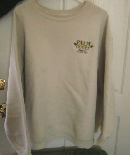TROPICANA ATLANTIC CITY PALM COURT SWEATSHIRT SIZE EXTRA LARGE