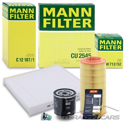 MANN-FILTER INSPEKTIONSPAKET FILTERSATZ A FÜR AUDI A2 8Z 1.4 1.6 FSI