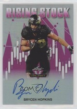 2020 Leaf Valiant Rising Stock Pink 3/15 Brycen Hopkins #RS-BH1 Auto 0q1p