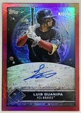 2024 Topps Pro Debut Future Cornerstones Autographs Luis Guanipa #FCA-LG Red /10