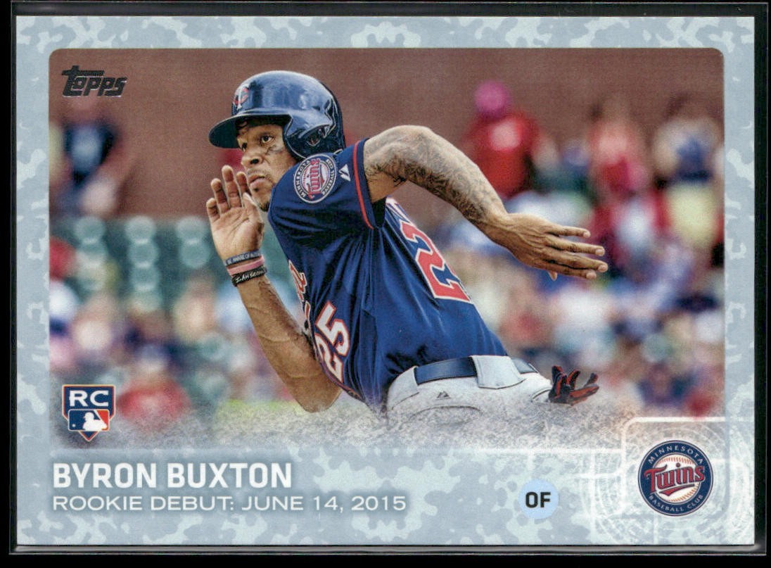 2015 Topps Update Snow Camo Parallel Rookie /99 #US136 - Byron Buxton - Twins RC