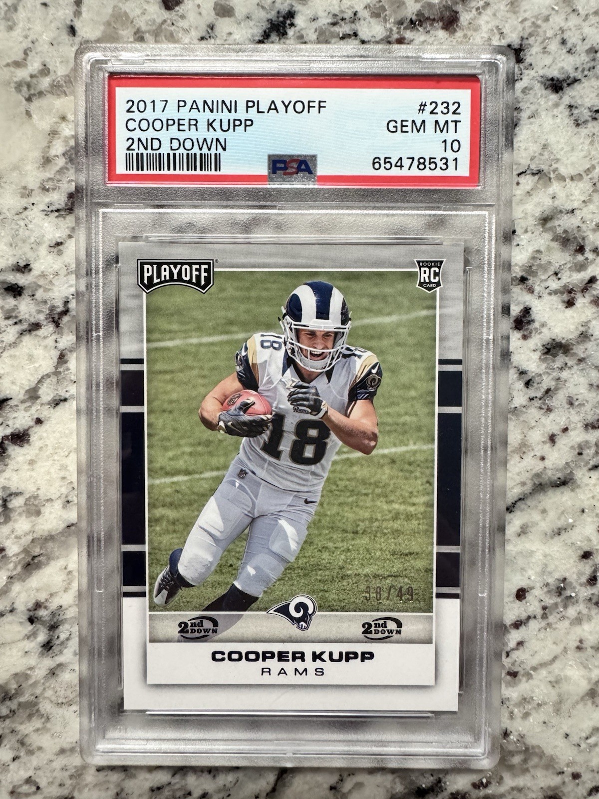 2017 Panini Playoff - Cooper Kupp #232 RC PSA 10 /49