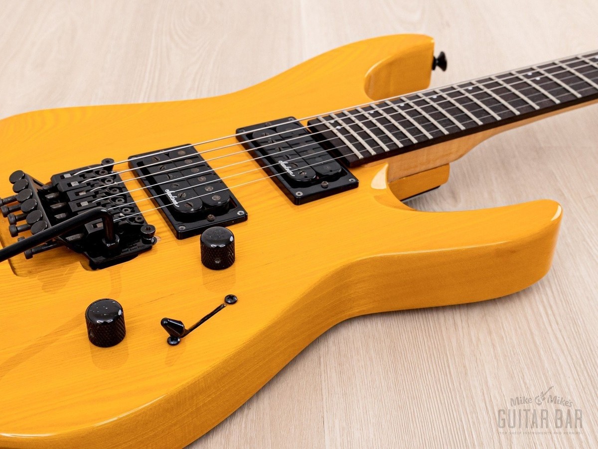 1991 Charvel Jackson Super Dinky SDK-085-HH See-Through Amber